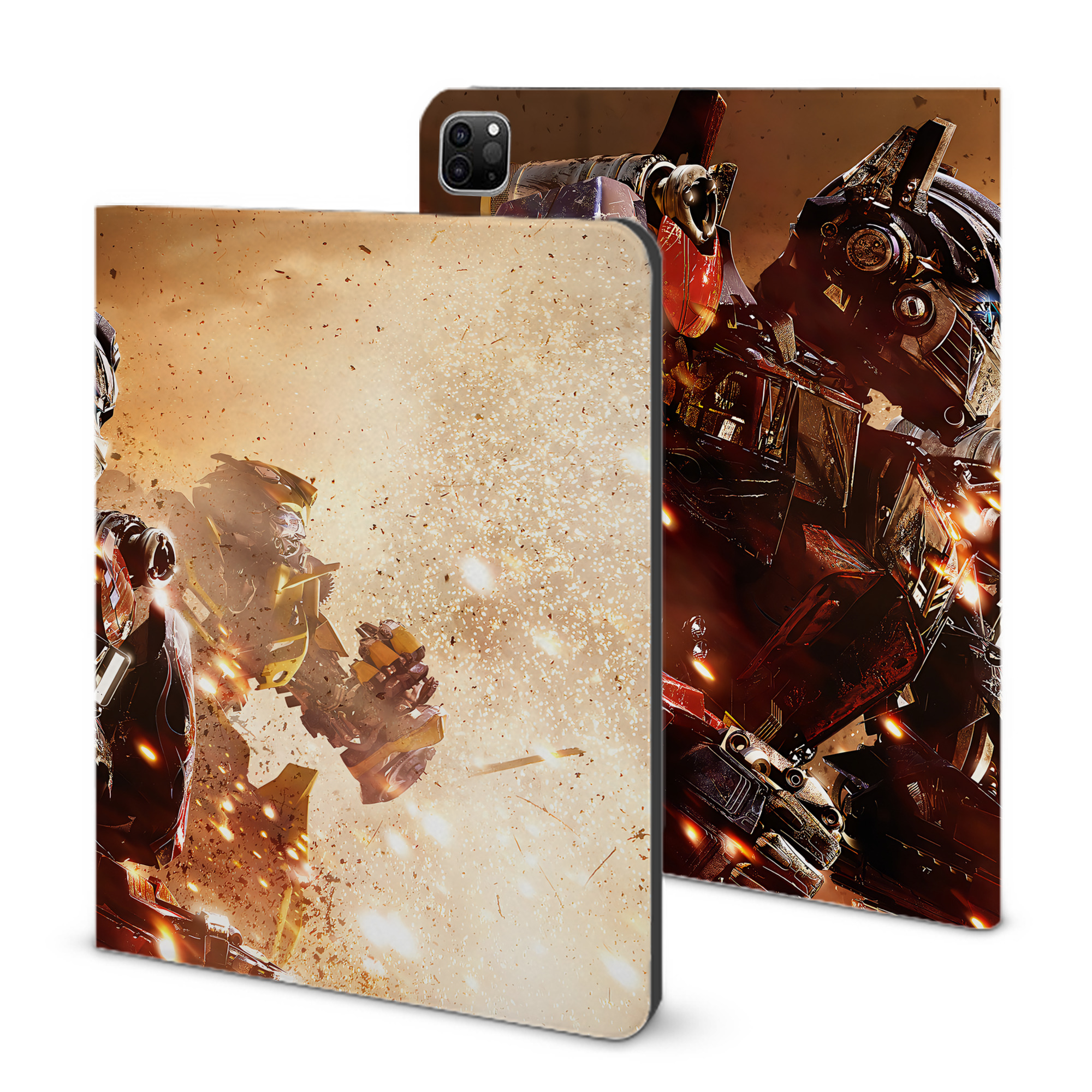 （画像用） Transformers トランスフォーマー IPad ケース ブック型 PUレザー TPU 耐衝撃 軽量 薄型 ペン収納なし 全面保護 IPad 各モデル対応